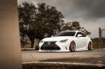 Lexus RC200t F-Sport on Vossen Wheels (ML-X3) 2018 года